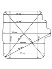 Домкрат двухштоковый низкопрофильный 6т 215-485 мм TORIN TF0602