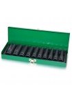 Набор длинных торцевых головок ударных TOPTUL 1/2" 10-24мм 10ед. GDAD1002