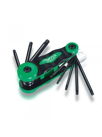 Набір шестигранників складаний TOPTUL TORX: T9-T40 AIFB0801