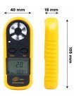 Цифровий анемометр 0,1-30м/с, -10-45°C BENETECH GM816