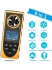 Многофункциональный анемометр-метеостанция 0,7-30м/с, -20-60°C BENETECH GM8910