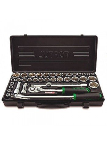 Набор инструментов для авто TOPTUL 1/2" (дюйм+метр.) 38ед. GBB38190
