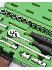 Набір торцевих головок і біт з тріскачкою TOPTUL 1/4" 41ед. GCAI4102