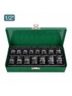 Набор головок ударных 1/2" 10-24мм  15ед.  Toptul GDAD1501
