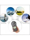 Крильчатий Анемометр 0,3-30м/с, -10-45°C WINTACT WT87A