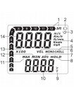 Крильчатий Анемометр USB, Bluetooth 0,3-30м/с, -10-45°C WINTACT WT87B
