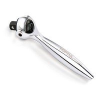 Трещотка 1/4" с шарниром (360°) 90 зубцов мини  TOPTUL CHKX0810