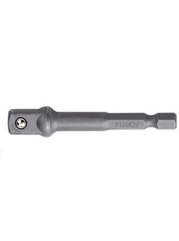 Переходник для головок под шуруповерт TOPTUL 1/4"х3/8" L65 (6-гр.-квадрат) FPKA0812