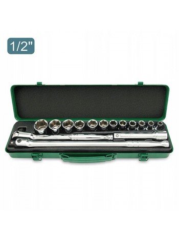 Набор инструмента  1/2"  15ед.(6pt)  Toptul GCAD1508