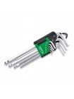 Набор шестигранников дюймовых с шаром TOPTUL 1/16"-3/8" 9ед. GBAL0901