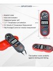 Анемометр цифровой 0,7-30м/с, -10-45°C WINTACT WT816A