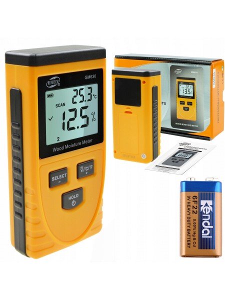 Безконтактний вологомір будматеріалів 0,5-79,5% BENETECH GM630