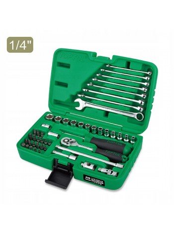 Набір інструменту TOPTUL 1/4" ключі 49ед. GCAI4901