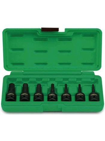 Набір насадок ударних HEX TOPTUL 1/2" 4-14мм 7 од. GDAI0702