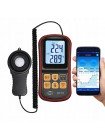 Люксметр термометр, Bluetooth 200000 Lux BENETECH GM1030