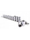 Набір головок TORX на планці TOPTUL 1/4"-1/2" E4-E24 14ед. GAAR1402