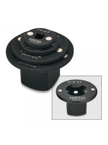 Набір магнітних перехідників 1/4"-1" 4ед. TOPTUL GAAR0404