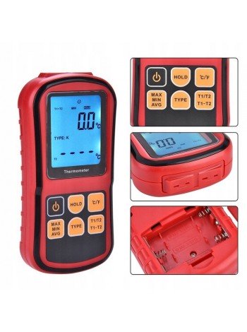 Термометр цифровой двухканальный -250-1767°C BENETECH GM1312