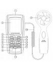 Анемометр-термометр USB 0,3-45м/с, 0-45°C BENETECH GM8902