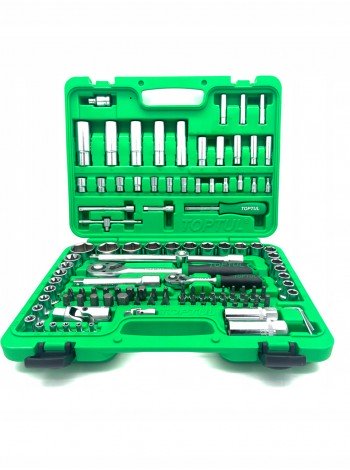 Автомобільний набір інструментів 1/4", 1/2" 108ед. (6-гр.) TOPTUL GCAI108R