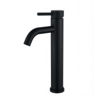 Змішувач для умивальника високий чорний Wezer EKO11C-01-BLACK