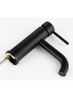 Смеситель для умывальника чёрный Wezer EKO1C-01-BLACK 