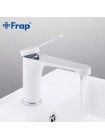 Смеситель для умывальника белый хром Frap F1045