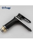 Змішувач для умивальника чорний латунний хром Frap F1049-6