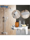 Душевая стойка с верхним душем и смесителем Frap H31 F2431 хром