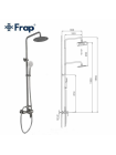 Душова система Frap F2448-20