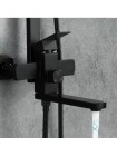 Frap F24802-6 Душова система тропічний душ чорна