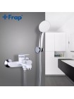 Frap Змішувач для ванної білий хром F3245
