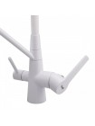 Кухонний змішувач під фільтр Frap F4374-8 білий