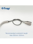 Смеситель для кухни с выдвижным изливом Frap F60899-1 нержавеющая сталь