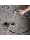 Frap F7504-6 Смеситель с гигиеническим душем чёрный