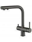 Gappo G43752-21 - Смеситель кухонный под фильтр оружейная сталь