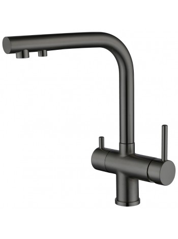 Gappo G43752-21 - Смеситель кухонный под фильтр оружейная сталь