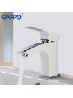 Смеситель для умывальника белый хром GAPPO G1007-7