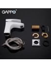 Змішувач для умивальника білий хром GAPPO G1007-7