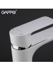 Змішувач для умивальника високий GAPPO G1048-2 білий хром