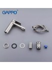 Смеситель для умывальника GAPPO G1099-20 нержавейка