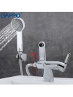 Смеситель для раковины с душем GAPPO Chanel G1204 хром