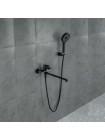 GAPPO Смеситель в ванную чёрного цвета G2203-6