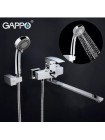 GAPPO Смеситель в ванную с душем латунный G2207 с длинным изливом