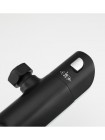 Черная душевая стойка с термостатом Gappo G2403-56