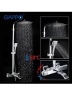 Душова стійка Gappo G2407-40 з термостатом та тропічним душем