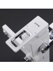 Стойка для душа Gappo с тропическим душем Futura G2417-8 латунь белый-хром