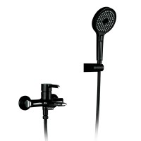 Gappo G3203-6 Смеситель в ванную чёрного цвета