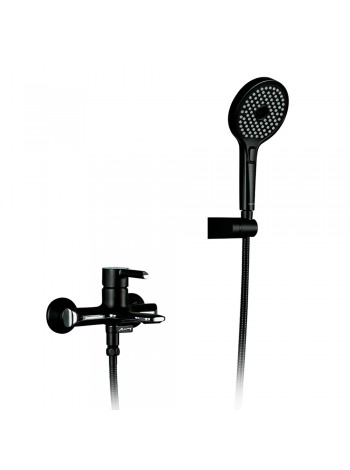 GAPPO Смеситель в ванную чёрного цвета G3203-6
