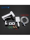 GAPPO Смеситель в ванную с душем белый-хром G3207-8